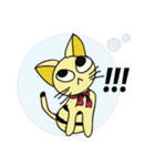 Cute Mottled Yellow Cat（個別スタンプ：35）