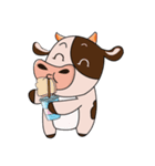 Tricksy Time of Lovely Dairy Cow（個別スタンプ：1）