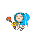 "siame "と小さな球 "B"（個別スタンプ：7）