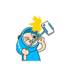 "siame "と小さな球 "B"（個別スタンプ：13）