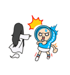 "siame "と小さな球 "B"（個別スタンプ：14）