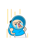 "siame "と小さな球 "B"（個別スタンプ：28）