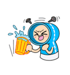"siame "と小さな球 "B"（個別スタンプ：33）