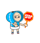 "siame "と小さな球 "B"（個別スタンプ：35）
