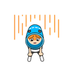 "siame "と小さな球 "B"（個別スタンプ：38）