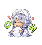 ふわふわ兎のラヴィさん（個別スタンプ：1）
