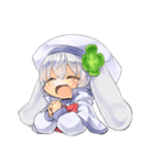 ふわふわ兎のラヴィさん（個別スタンプ：4）