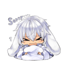 ふわふわ兎のラヴィさん（個別スタンプ：8）
