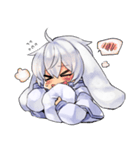 ふわふわ兎のラヴィさん（個別スタンプ：10）