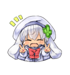 ふわふわ兎のラヴィさん（個別スタンプ：13）