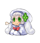 ふわふわ兎のラヴィさん（個別スタンプ：14）