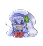 ふわふわ兎のラヴィさん（個別スタンプ：21）
