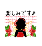妖精とお花の華やかなスタンプ（個別スタンプ：4）
