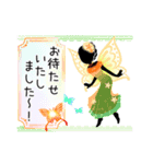 妖精とお花の華やかなスタンプ（個別スタンプ：11）