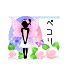 妖精とお花の華やかなスタンプ（個別スタンプ：26）