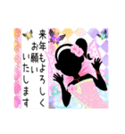 妖精とお花の華やかなスタンプ（個別スタンプ：35）