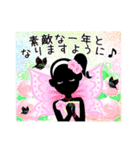 妖精とお花の華やかなスタンプ（個別スタンプ：40）