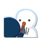 Gyu-gyu Jjing and Snowman（個別スタンプ：10）