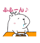 白いカピバラ（関西弁）（個別スタンプ：13）