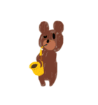 吹奏楽が好きなクマさん（個別スタンプ：7）