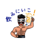 覆面プロレスラー モスキートスタンプ（個別スタンプ：8）