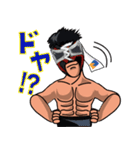 覆面プロレスラー モスキートスタンプ（個別スタンプ：28）