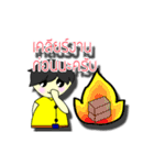 one face standing.（個別スタンプ：5）
