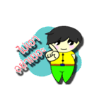 one face standing.（個別スタンプ：14）