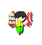 one face standing.（個別スタンプ：15）