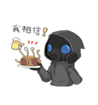 S-10 and dark bird（個別スタンプ：1）