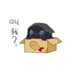 S-10 and dark bird（個別スタンプ：37）