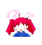 ゆるゆる少女 冬（個別スタンプ：6）