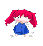 ゆるゆる少女 冬（個別スタンプ：8）