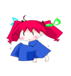 ゆるゆる少女 冬（個別スタンプ：9）