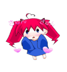 ゆるゆる少女 冬（個別スタンプ：19）
