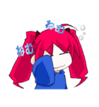 ゆるゆる少女 冬（個別スタンプ：22）