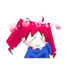 ゆるゆる少女 冬（個別スタンプ：30）