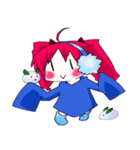 ゆるゆる少女 冬（個別スタンプ：38）