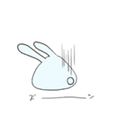 伸縮性のあるウサギたち（個別スタンプ：25）