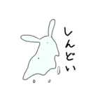 伸縮性のあるウサギたち（個別スタンプ：27）