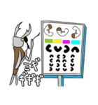 夏の終わり（クワガタのクワさん編）（個別スタンプ：17）
