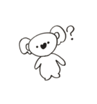 英語のハート鼻コアラさん（個別スタンプ：9）