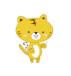 トラのかわいいスタンプ（個別スタンプ：19）