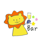 長靴らいおんくんの食事（個別スタンプ：34）