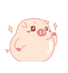 Adorable Chubby Pink Pig in Busy Tasks（個別スタンプ：5）