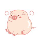 Adorable Chubby Pink Pig in Busy Tasks（個別スタンプ：15）