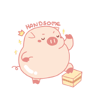 Adorable Chubby Pink Pig in Busy Tasks（個別スタンプ：16）