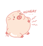 Adorable Chubby Pink Pig in Busy Tasks（個別スタンプ：32）