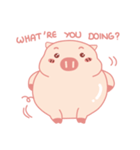 Adorable Chubby Pink Pigs and Friends（個別スタンプ：3）