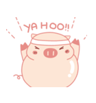 Adorable Chubby Pink Pigs and Friends（個別スタンプ：12）